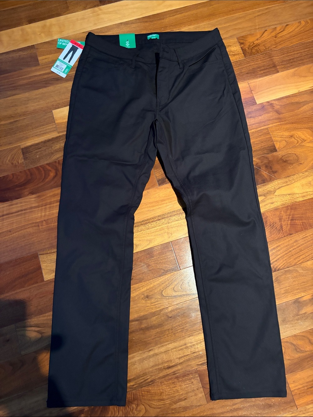 Men's Black Chino Pants - Classic Straight Fit